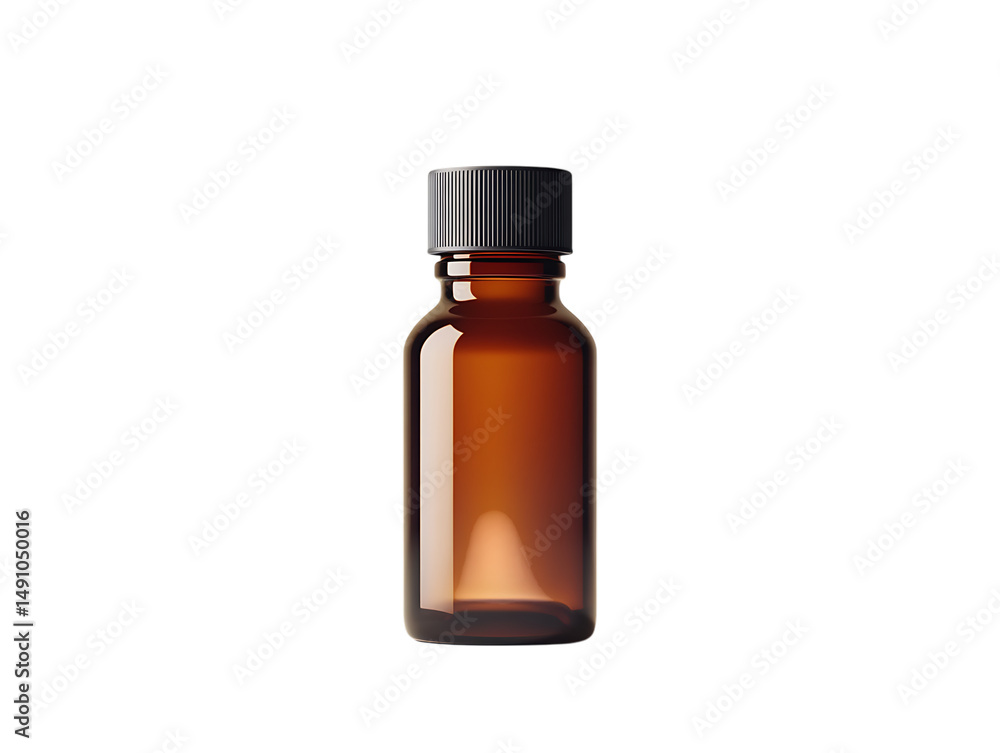 Brown bottle on png Brown bottle on png