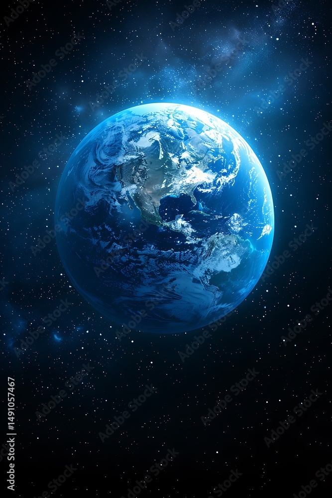 Obraz premium Earth in space (1)