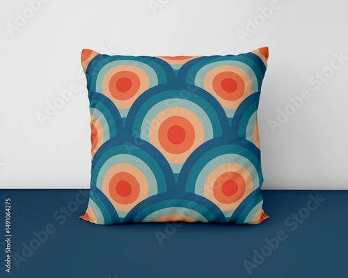 pillow design isolated on white background