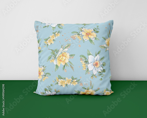 pillow design isolated on white background