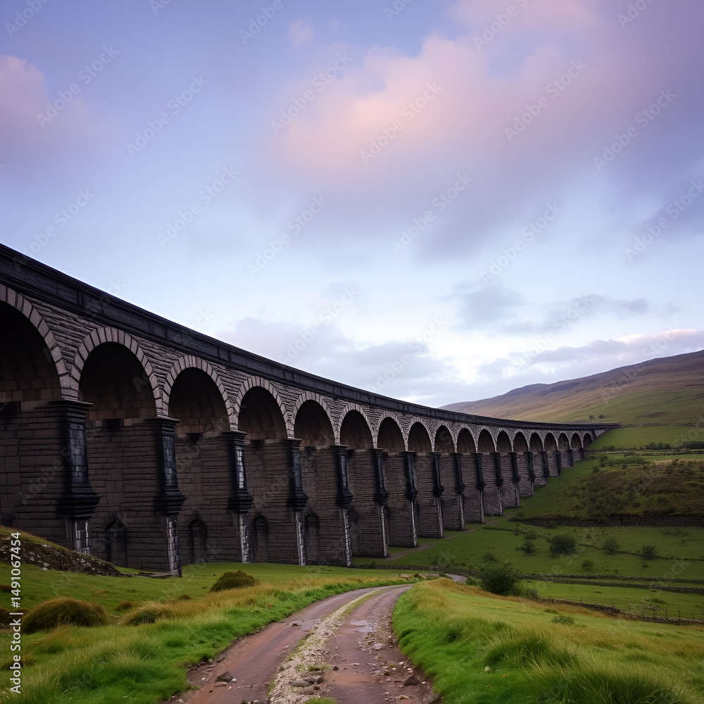 Obraz premium Ribblehead Viaduct, North Yorkshire