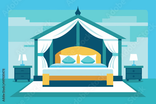 bedroom with bed