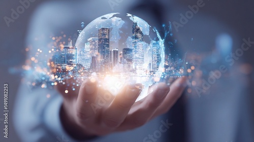 Innovative Global Strategy Consultant Using Holographic Technology