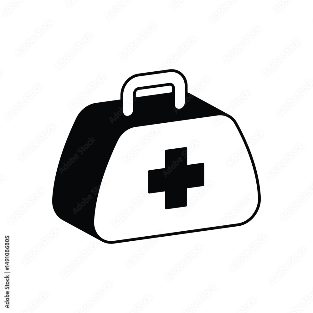 Obraz premium Medical Bag Vector icon