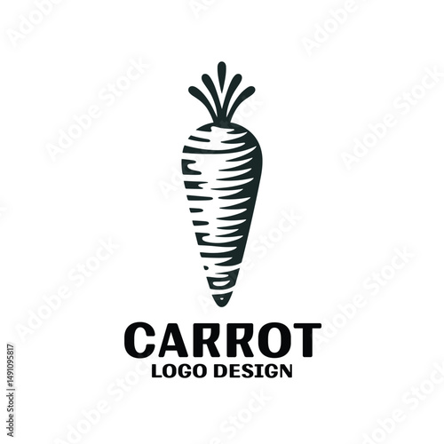 Carrot Vector Logo Design