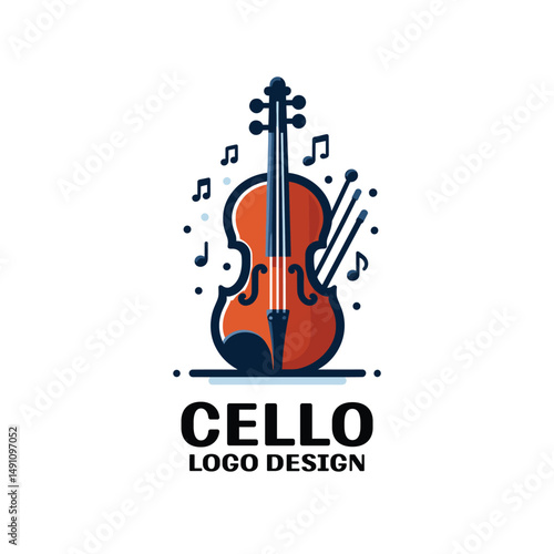 Cello Vector Logo Design