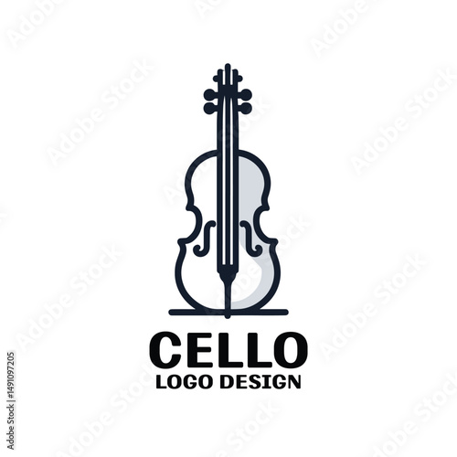  Cello Vector Logo Design