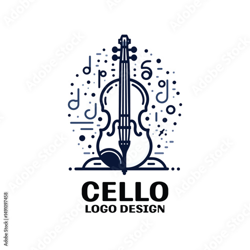  Cello Vector Logo Design