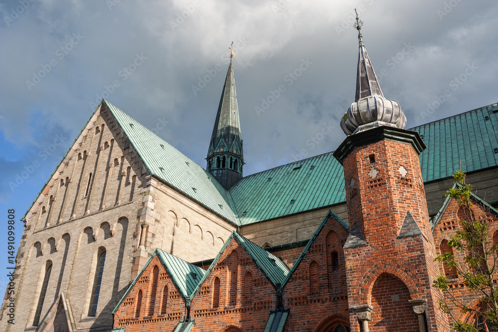 Fototapeta premium church of Ribe in Denmark