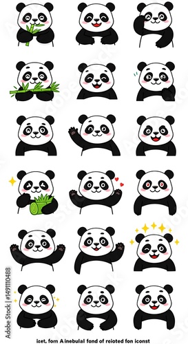 Panda Moods: A Cute Collection