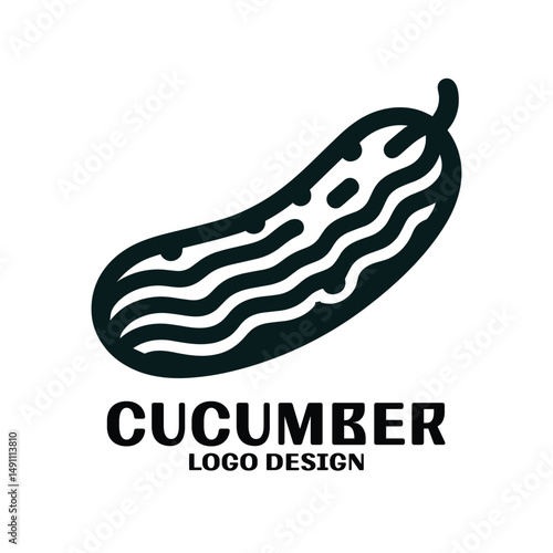 Cucumber Vector Logo Design