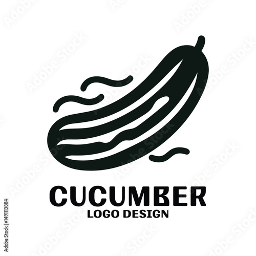 Cucumber Vector Logo Design