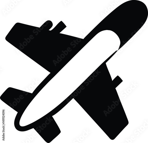 Airplane Icon Travel Flight Air Plane Vector