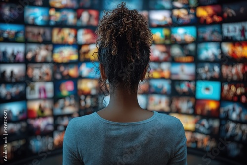 Engaging with a vibrant array of visuals in a captivating digital space