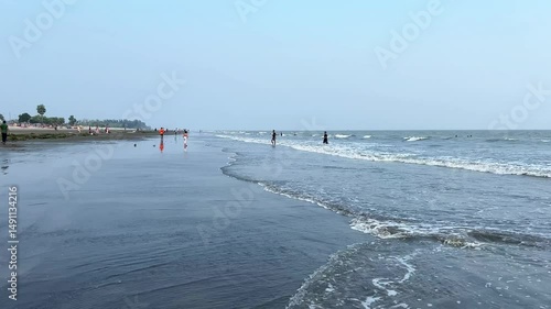 beatiful sea beach and sea waves 