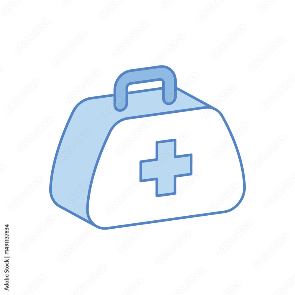 Fototapeta premium Medical Bag Vector icon