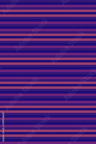 Household vertical textile lines, craft seamless pattern stripe. Figure texture fabric vector background in regimental and blue colors.