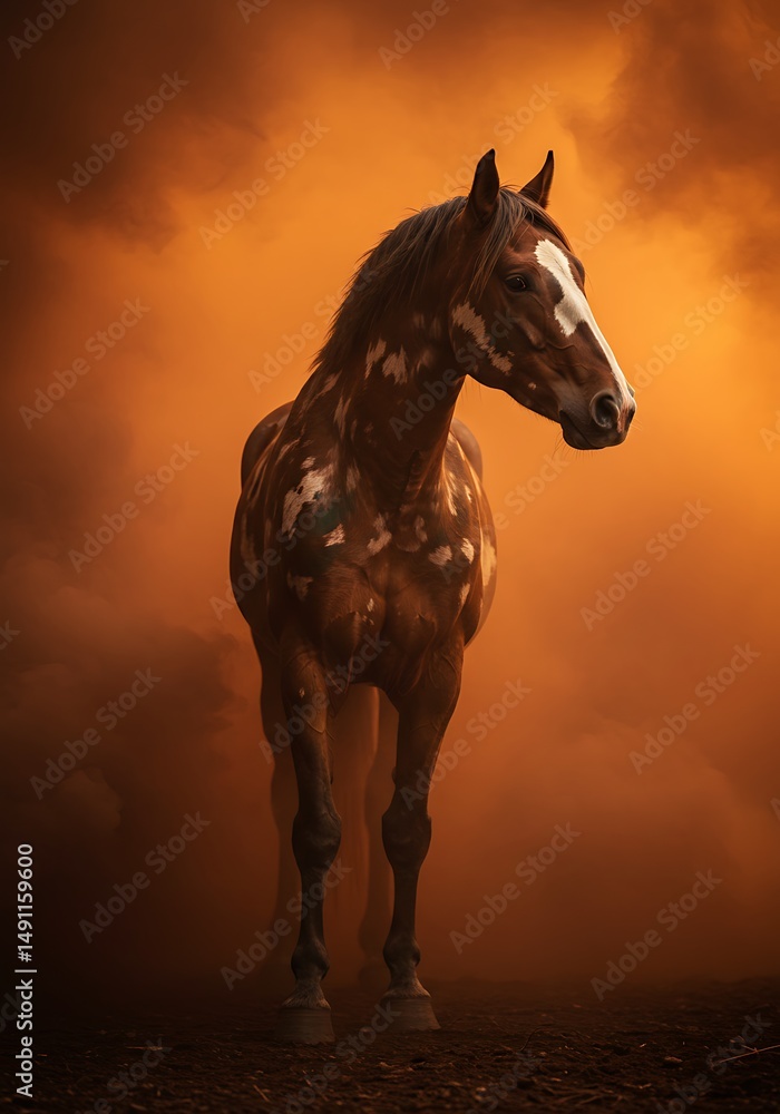 Naklejka premium Ember's Majesty