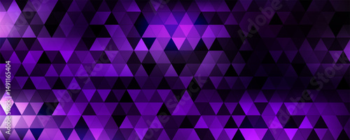 Purple Grid Mosaic Background, Creative Design Templates