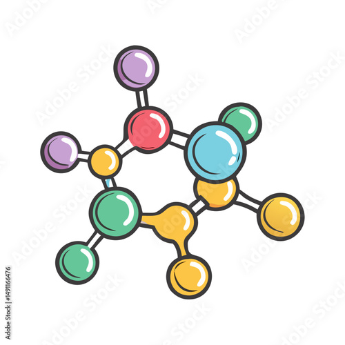 molecules icon, molecules vector illustration-simple illustration of molecules, perfect for molecules logos and icons