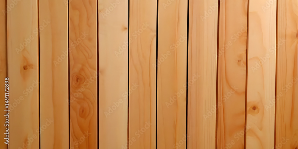Obraz premium a wooden wall covered in lots of wood planks