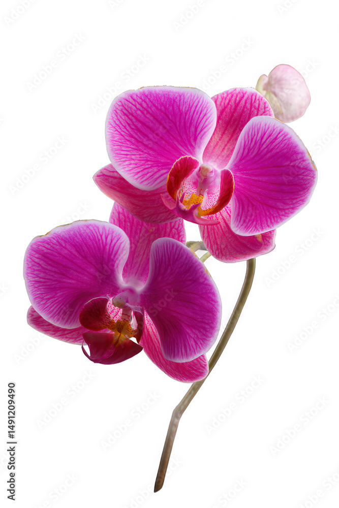 Vibrant Pink Phalaenopsis Orchids Close-Up Photography Vibrant Pink Phalaenopsis Orchids Close-Up Photography