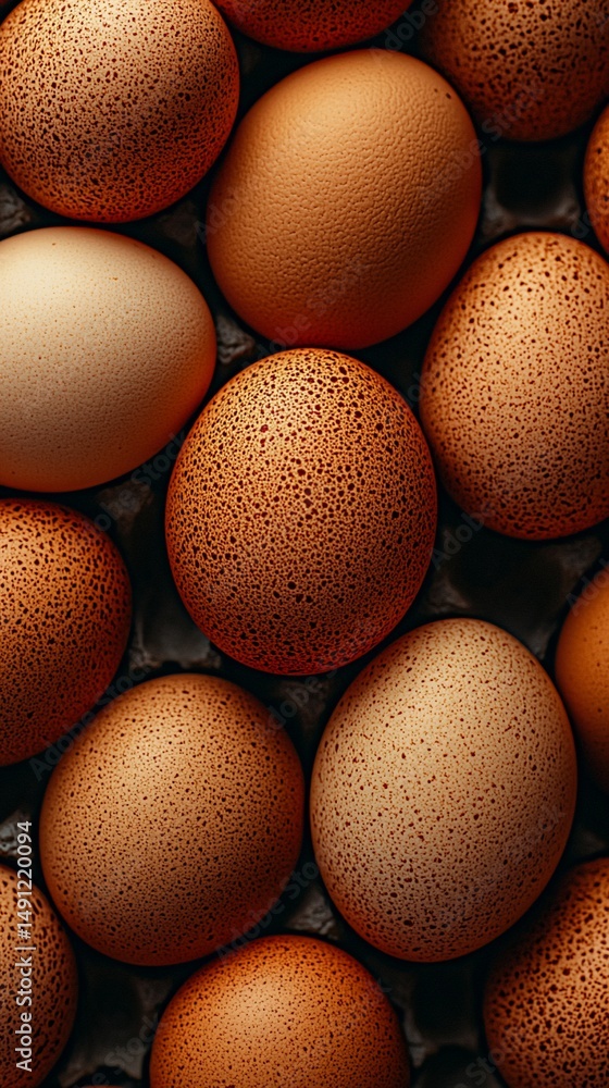 Fresh eggs in carton Fresh eggs in carton
