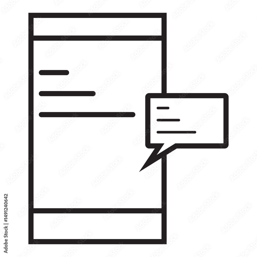 Pop up icon Flat vector set outline Pop up icon Flat vector set outline