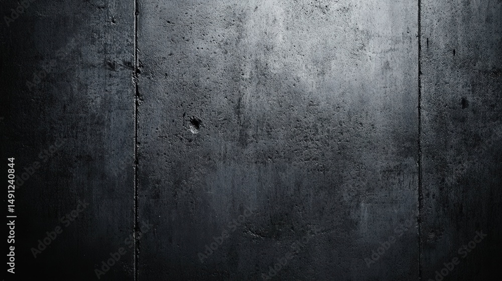 Obraz premium Dark Textured Concrete Wall Background for Modern Design Projects