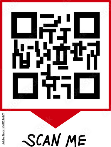 Qr code illustration