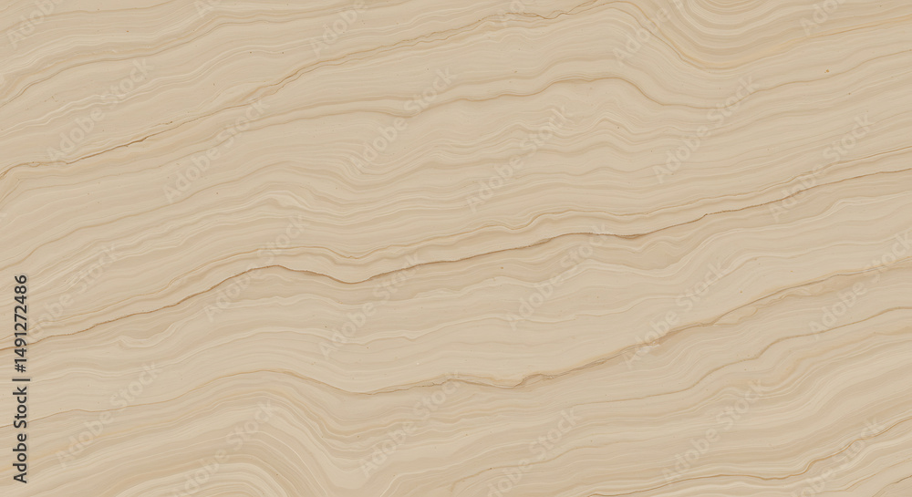 Seamless Beige Marble Texture with Natural Wavy Pattern Background Seamless Beige Marble Texture with Natural Wavy Pattern Background
