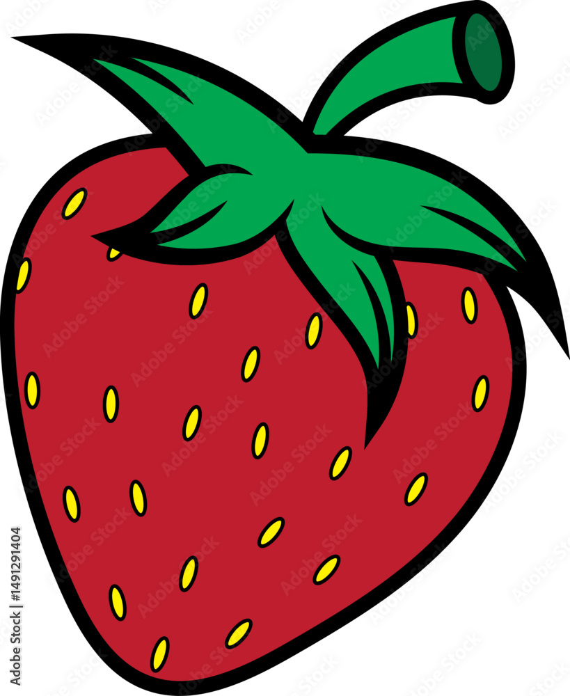 Frutilla ilustracion vectorial sin fondo Frutilla ilustracion vectorial sin fondo