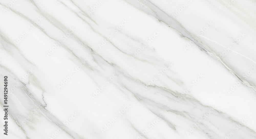 Obraz premium White marble texture with elegant gray veins creating a luxurious background
