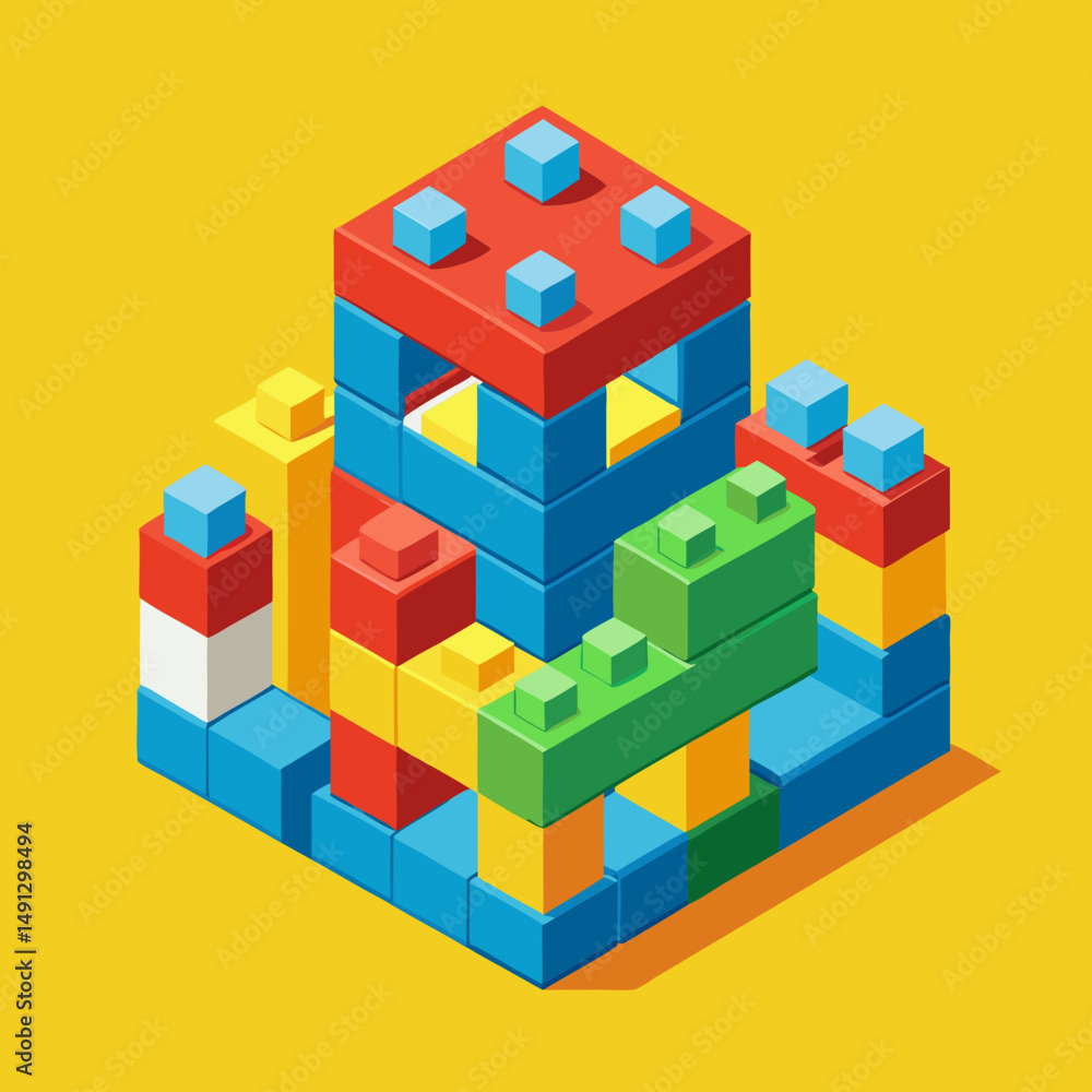 Obraz premium toy building blocks
