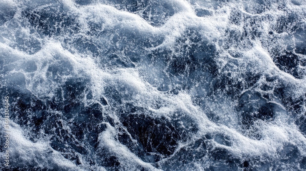Close-up view of textured sea foam patterns. Close-up view of textured sea foam patterns.
