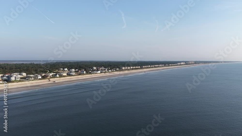 Aerial View of Amelia Island in Summer