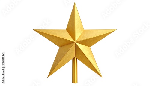 Golden Star Tree Topper.