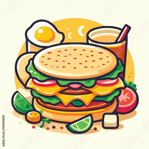 food, arepa, breakfast, colombia, bread, corn, lunch, traditional, typical, latin, dinner, homemade, meal, delicious, snack, cuisine, cheese, grilled, chicken, isolated, meat, culture, tradition, maiz