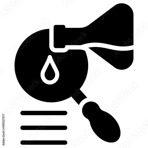Analysis Glyph Icon