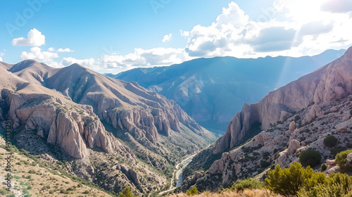 Samaria gorge at Greek island Crete