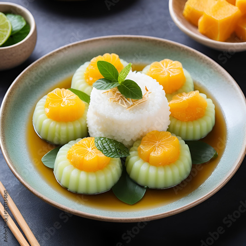 Thai dessert Thong yip