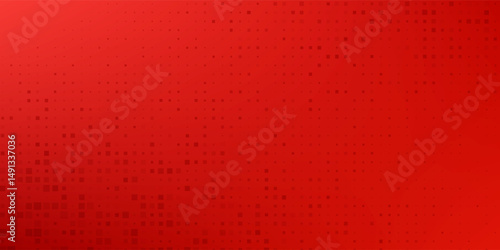 Red diagonal geometric shape with halftone. Modern fiber textured vector eps 10