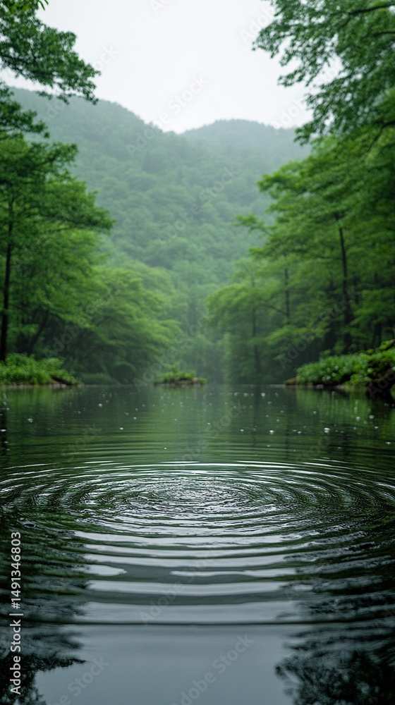 Soft pastel water ripples gently reflect blurred natural elements, creating a serene and minimalistic background with subtle movement and delicate hues. Ample caption space on the side enhances its ve Soft pastel water ripples gently reflect blurred natural elements, creating a serene and minimalistic background with subtle movement and delicate hues. Ample caption space on the side enhances its ve