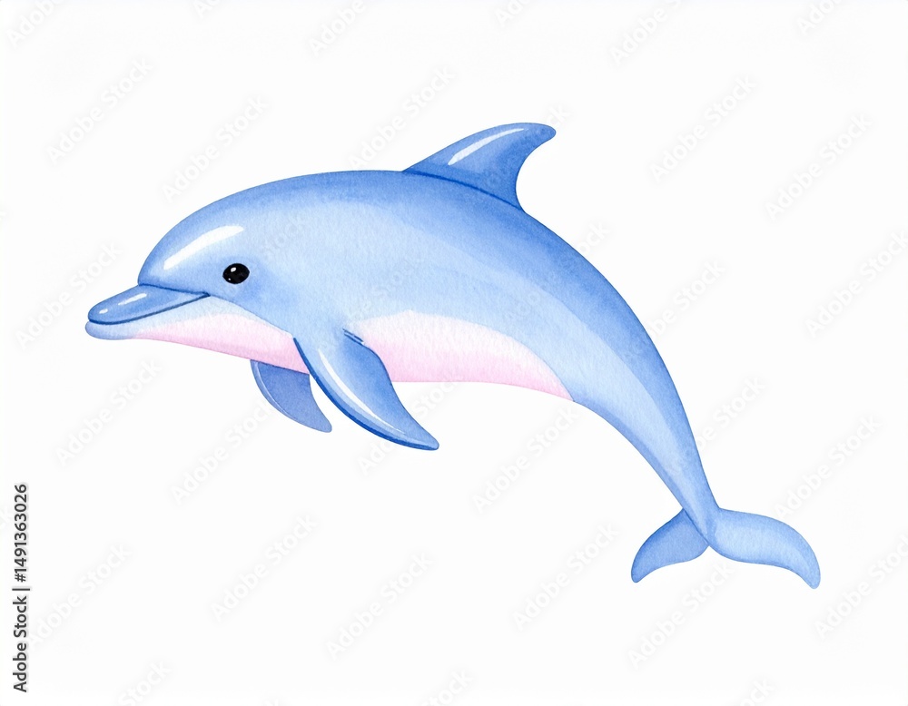 Obraz premium イルカのイラスト