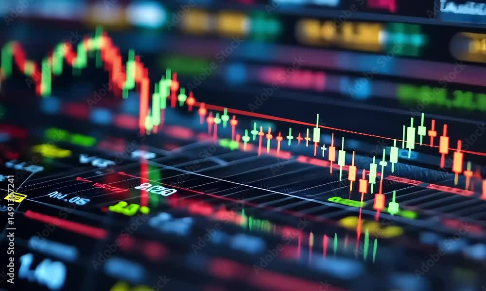 Financial market data display Financial market data display
