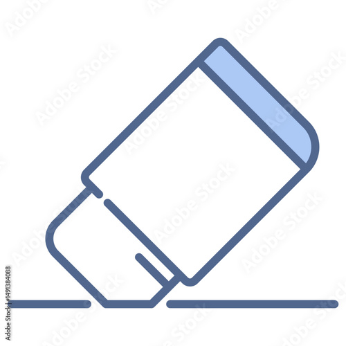 Eraser Blue Icon