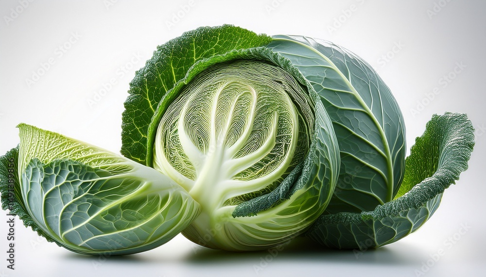 Fototapeta premium cabbage isolated on white