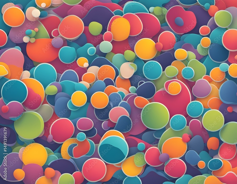 Whimsical Blobscape for SDXL Mobile App Background Whimsical Blobscape for SDXL Mobile App Background
