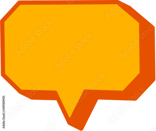 colorful pop art style speech bubbles with bold black outlines, perfect for comics and retro designs.