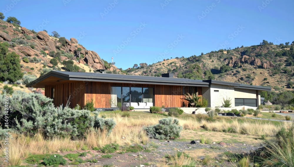 Modern Mountain Home Retreat Rustic Wood House with Panoramic Views. Modern Mountain Home Retreat Rustic Wood House with Panoramic Views.